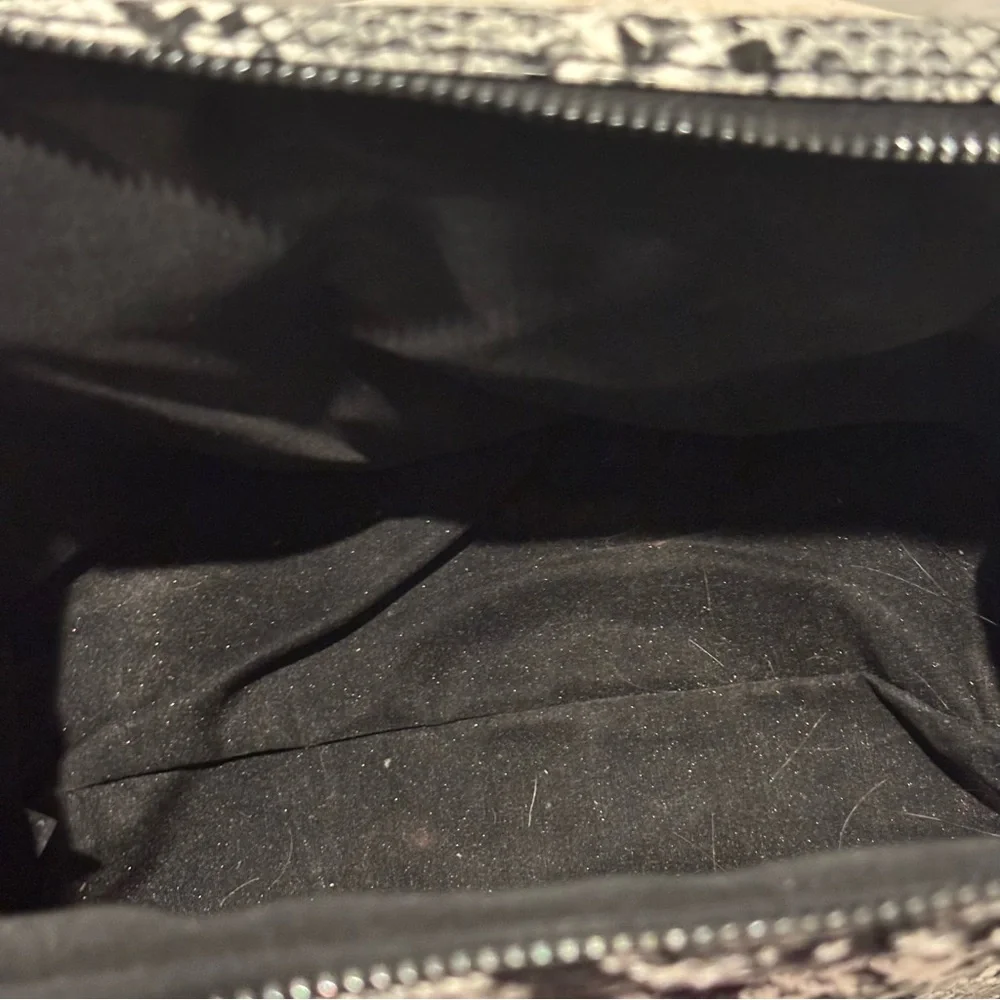 Quay Australia snake zip around cosmetic tolietries bag